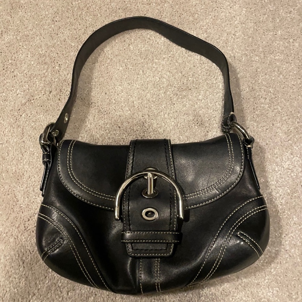 Coach leather purse